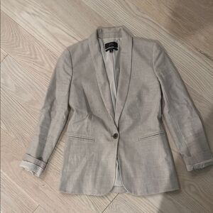 J crew Beige / Tan Linen Parke Blazer size 00